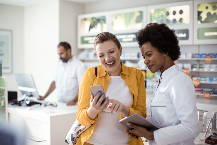 Patient discussing IVR with Pharmacist